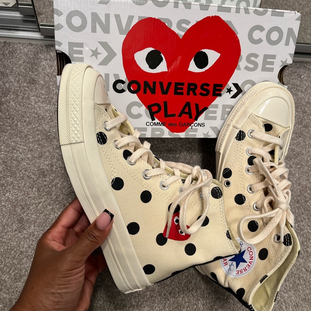 Comme des Garçons Polkadot Converse Chucks